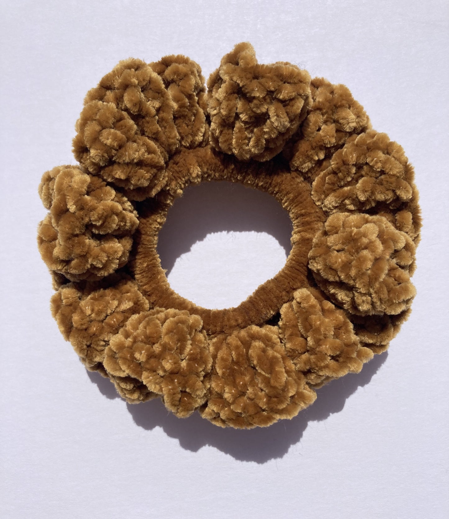 Caramel Velvet Scrunchie