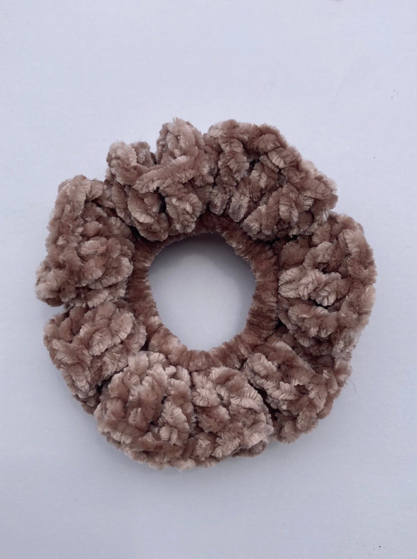 Mushroom Velvet Scrunchie