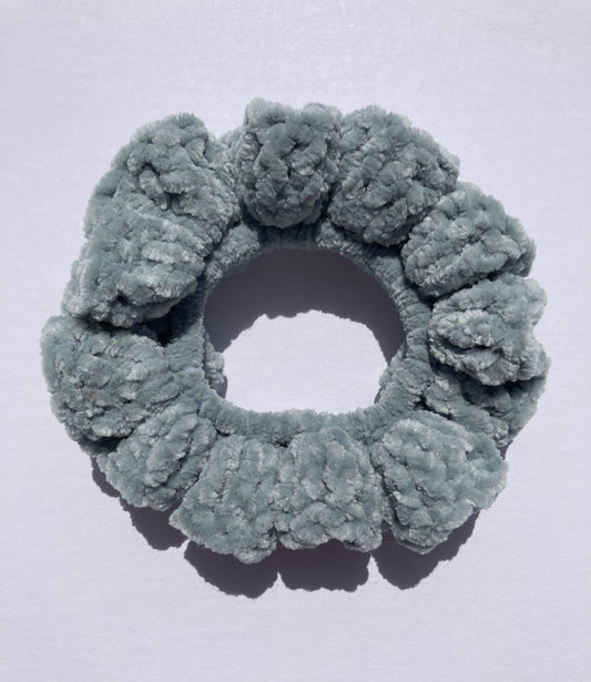 Spa Green Velvet Scrunchie